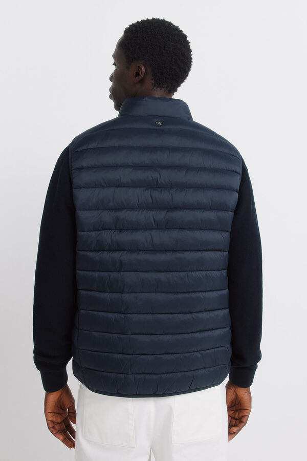 Springfield Quilted gilet blue