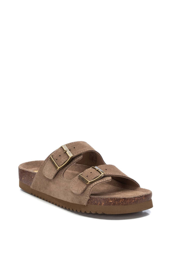 XTI Sandalia con hebillas nude