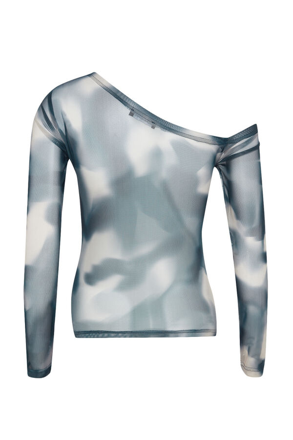 Trendyol Blouse with asymmetrical neck Zelena