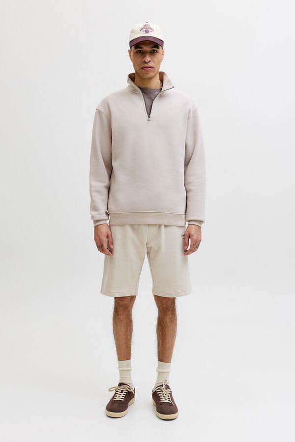 Jack & Jones Bermuda felpa regular fit gris