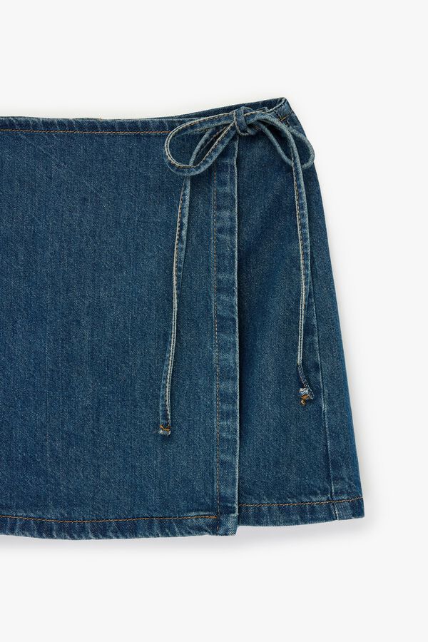 Koton Denim skort blue