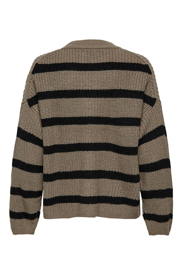 JDY Round neck jumper grey