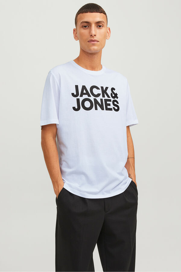 Jack & Jones T-shirt regular fit branco