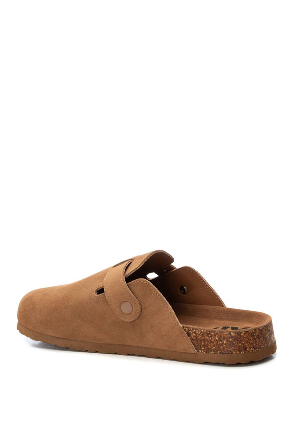 XTI Split leather bio clogs brown
