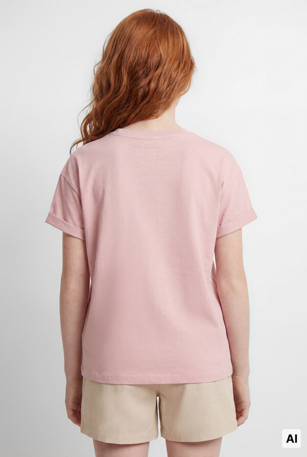 Springfield Kids T-shirt de manga curta &Aacute;rvore de flores menina rosa