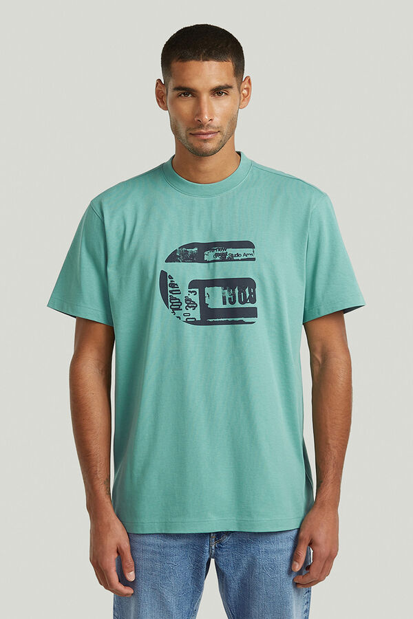 G-STAR Logo short-sleeved T-shirt blue