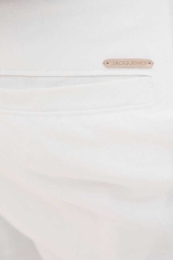 Jack & Jones Linen relaxed fit trousers printed