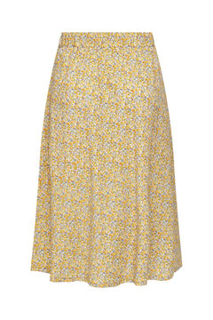 Springfield Midi skirt with buttons banana