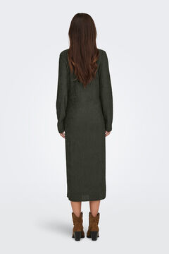 JDY Vestido midi manga larga