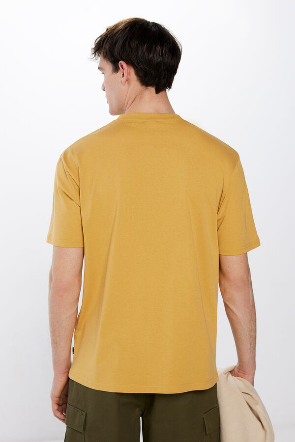 Springfield Camiseta monte japonés dorado