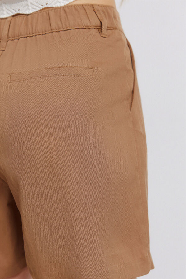 Springfield Bermuda &agrave; pinces nude