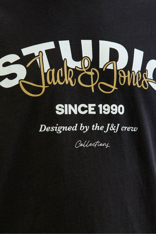 Jack & Jones Studio sleeve T-shirt fekete