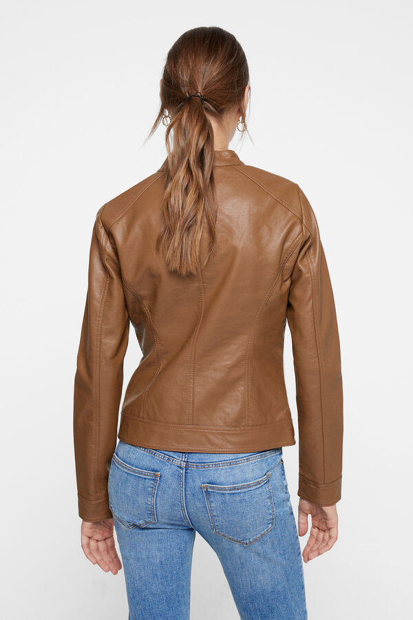Springfield Biker jacket brun