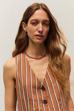 Systemaction Chaleco rayas diplom&aacute;ticas