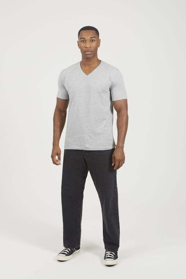 Brave Soul Essential short-sleeved T-shirt grey