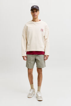 Jack & Jones Bermuda jogger de algod&oacute;n