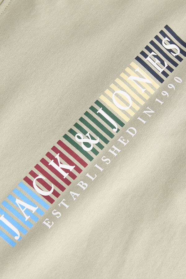 Jack & Jones Camiseta manga corta de algod&oacute;n verde