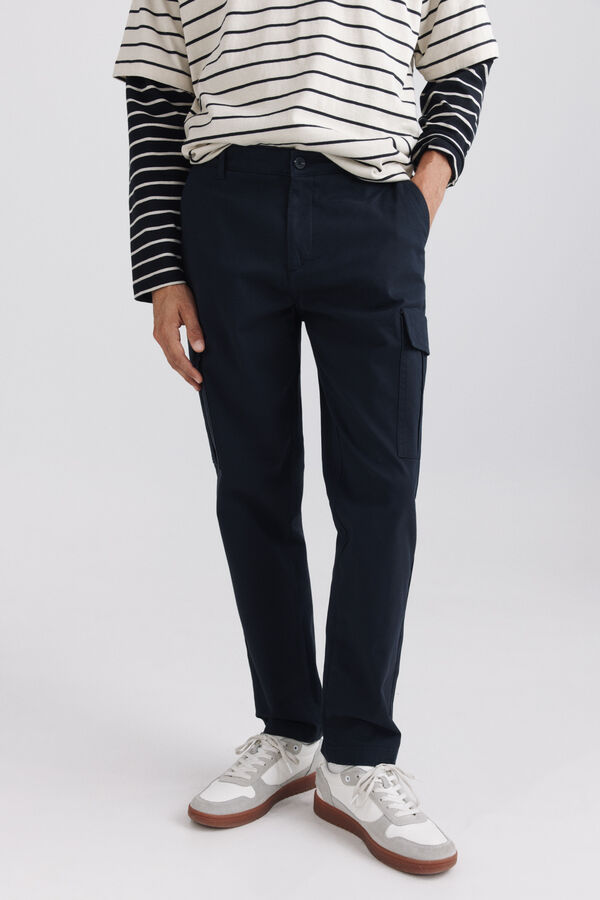 Springfield Comfort cargo trousers blue