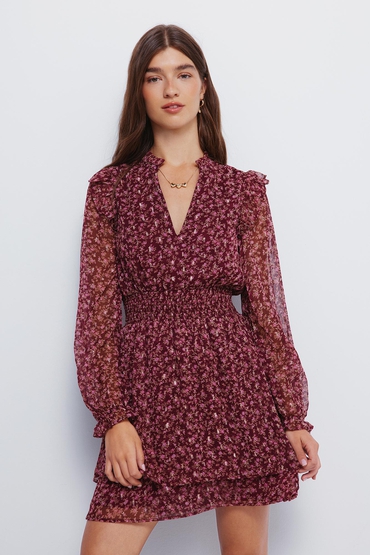 Robe Femme Springfield - Manches Cape Et Fermeture Éclair Invisible - Style Urbain Et Confortable
