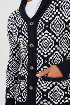 Brave Soul Jacquard V-neck cardigan
