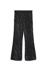 Vero Moda Girl Lurex bell-bottom leggings black