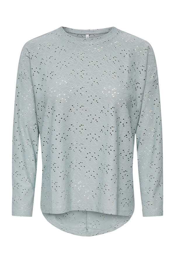 Only T-shirt with cutouts blue