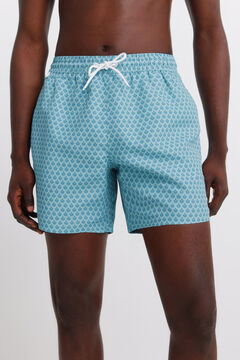 Springfield Maillot de bain imprim&eacute; mosa&iuml;que poche zipp&eacute;e