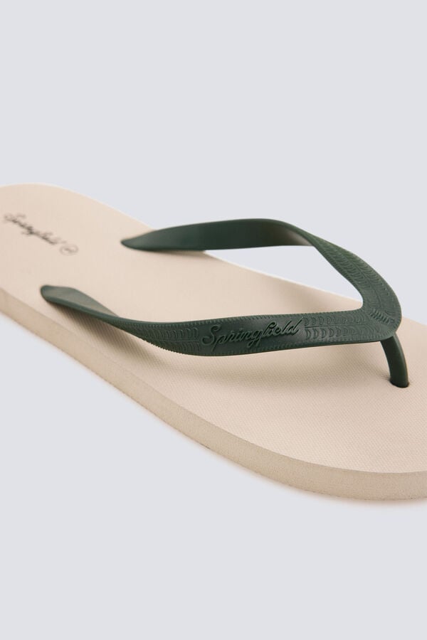 Springfield Toe post sandal green
