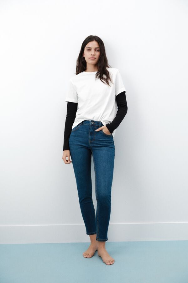 Springfield Skinny push up jeans blue