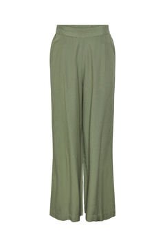 Springfield Flowing linen trousers green