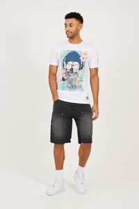 Brave Soul Camiseta calavera manga corta