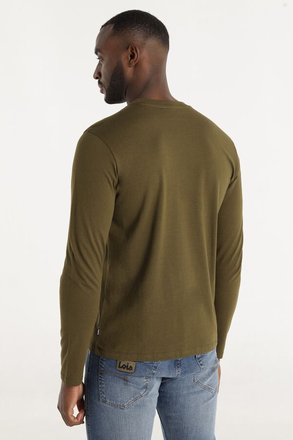 Lois T-shirt de manga comprida verde