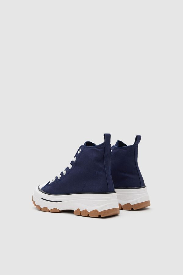 Inside Casual toe boots blue