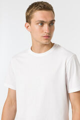 Tiffosi Camiseta de Algod&oacute;n con Relieve blanco