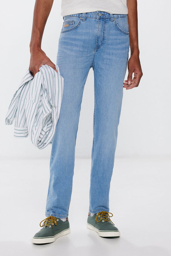 Springfield Slim fit ultralight jeans blue