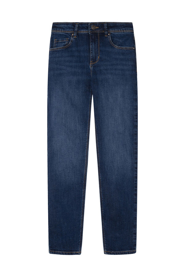 Springfield Jeans cortados justos azul