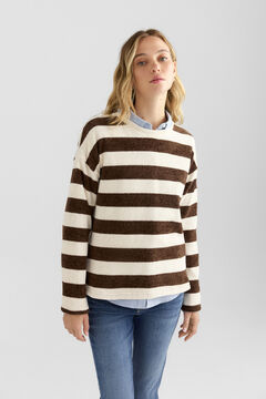 Springfield Striped fine knit jumper