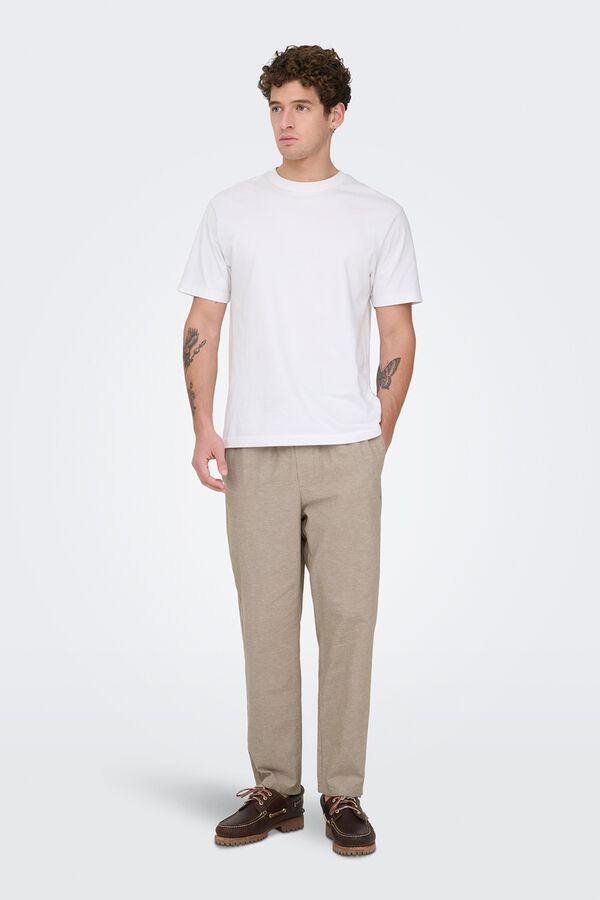 Only & Sons Linen trousers grey