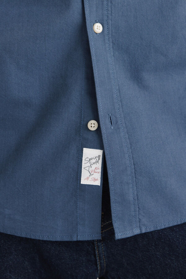 Springfield Chemise oxford l&eacute;g&egrave;re bleu