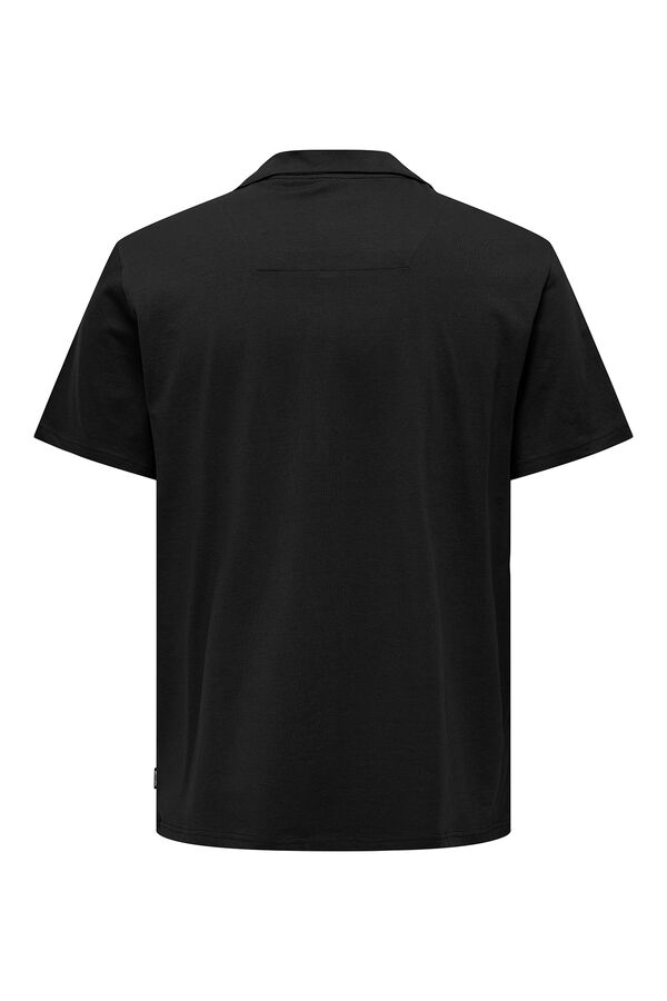 Only & Sons Men's regular fit polo Crna