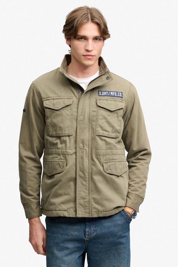 Superdry Casaco militar bege