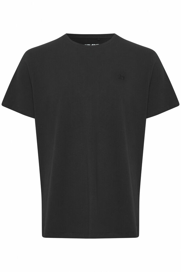 Springfield Short-sleeved round neck T-shirt noir