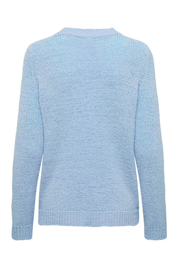 Only C&aacute;rdigan corto abierto azul