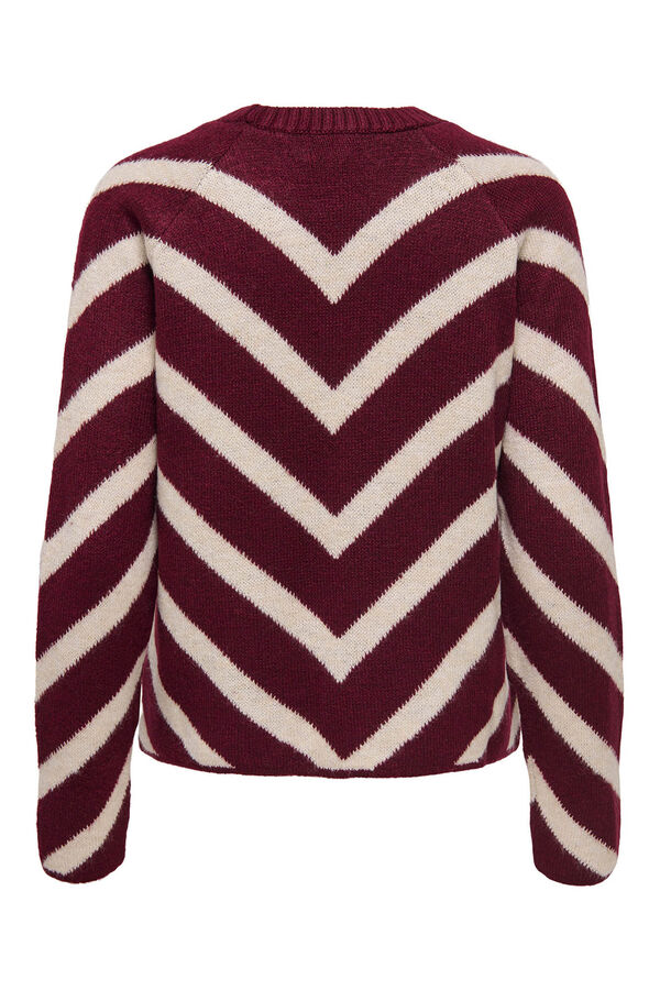 Only Camisola com estampado geométrica rosa