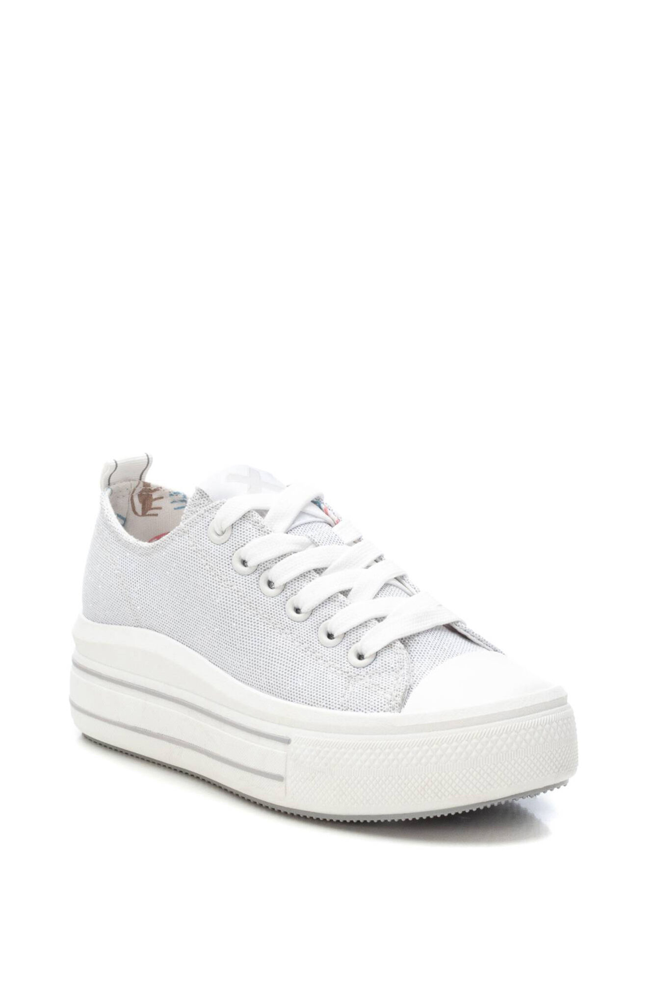 XTI Kids Metallic canvas sneaker
