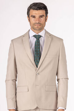 Celopman Chaqueta de Traje Beige