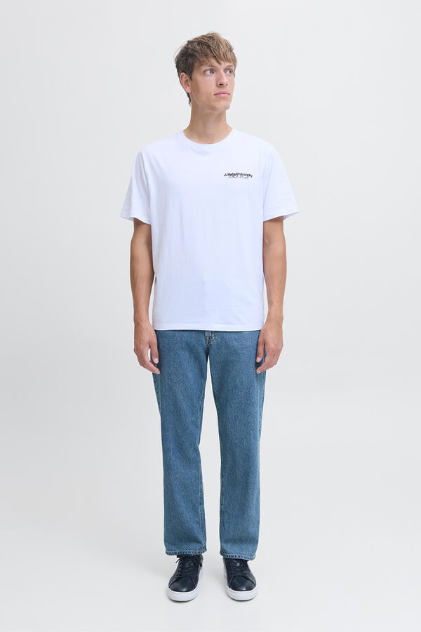 JJ REBEL Jeans loose tiro medio vaquero azul