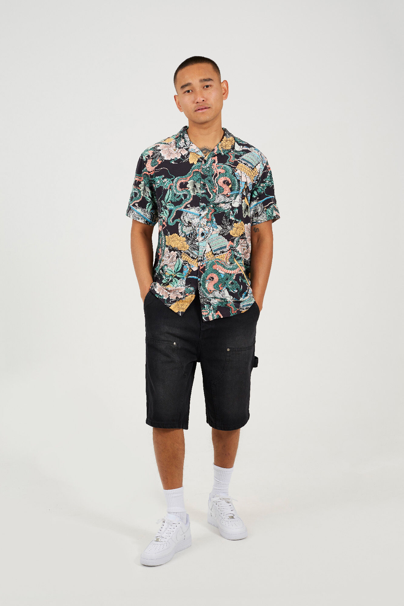 Brave Soul Camisa estampada de manga corta