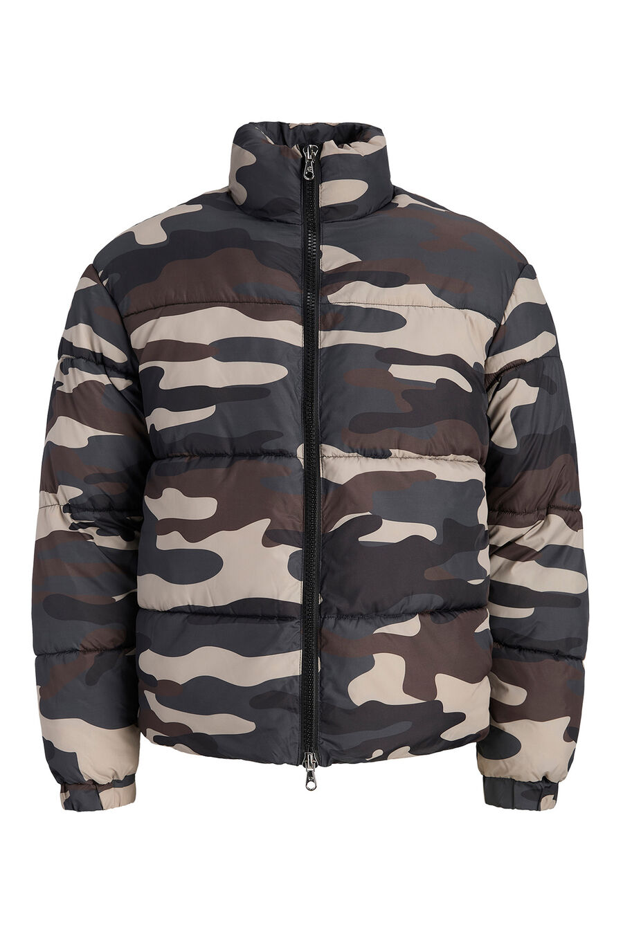 Chaqueta puffer camuflaje