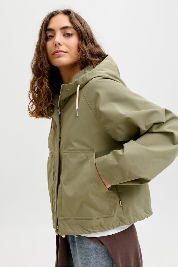 Jack & Jones Chaqueta casual con capucha tostado